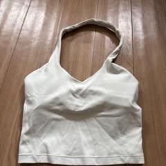 Lululemon ホルターネックタンクトップ ホワイト