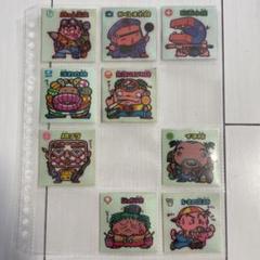 第4弾チョコ版　当時物　すくみ9枚　旧ビックリマンシール　ビックリマンシール