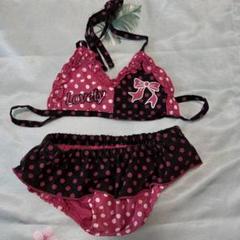 週末セール☆ AQUSDRB 女の子水着　ビキニ 95