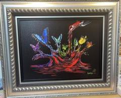 絵画 MichaelGodardGODBUTTERFLYSPLASH Earth Bound Trading EBX Kaleidoscope of Butterflies Large