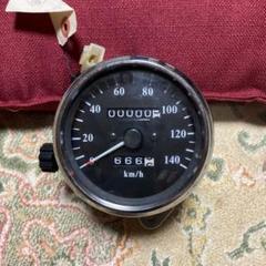 カワサキ用ステンレス製速度計 最大140 km/h 666.2 km