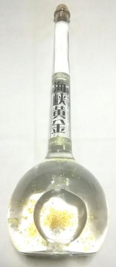 超レア物本格焼酎(海峡黄金 金箔入 スーパーマグナム1500ml)未開封品 美品
