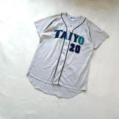 野球　ユニフォーム　半袖　メッシュ　タイヨー 古着