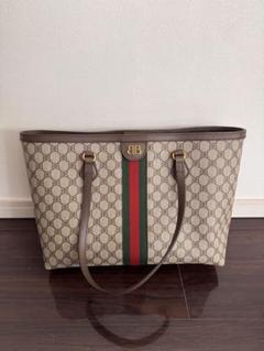 バレンシアガ×グッチ　グラフィティ トートバッグM ブラック BALENCIAGA (バレンシアガ) 21AW×GUCCI The Hacker Graffiti
