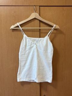 BRANDY MELVILLE ホワイトコットンタンクトップ