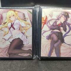 【25%OFF】 【未開封】ミッドナイトブルー 遊戯王 閃刀姫レイ&ロゼ プレイマット スリーブC - スリーブ