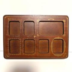 木製 アンティーク風アクセサリートレー