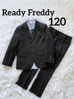 【美品】Ready Freddy 黒 フォーマルスーツ120男の子5点セット