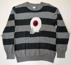 美品 Courreges クレージュ 総柄ニット ボーダー ハート y2k M 美品 Courreges クレージュ 総柄ニット ボーダー ハート y2k M