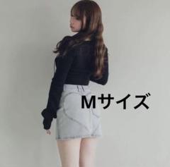 【最安値】ANDMARY Heart hip denim skirt S ANDMARY】Heart hip denim skirt