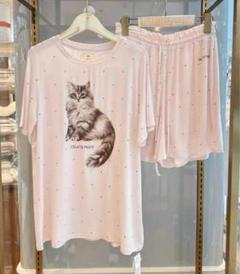 新品未使用タグ付き　ジェラートピケ　セットアップ　猫柄　部屋着　パジャマ m75860979879_1.jpg?1719147960