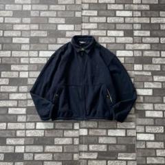 90's Ralph Lauren fleece blouson navy
