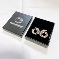 YMIMIWIWI ピアス レディース ゴールド キュービックジルコニア