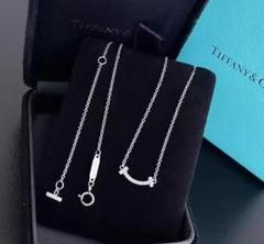 Tiffany & Coスマイル ミニ ダイヤモンド ネックレス極美品