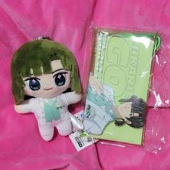 【塔矢アキラ】ヒカルの碁 ちょこ友 ぬいぐるみ マスコット　クリアマルチケース ヒカルの碁 ちょこ友 ぬいぐるみ クリアマルチケース 塔矢アキラ