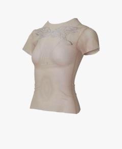 S motif tulle tops THEREDTHREAD バタフライ
