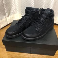 ナイキ エアジョーダン1 MID BLACK/DARK GRAY 27.0cm
