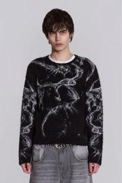 jaded london ボーダールーズニット　メッシュニット jaded london ボーダールーズニットメッシュニット