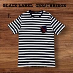 ブラックレーベルクレストブリッジ　ボーダーTシャツ　Ｌ