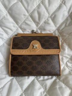 CELINE - 【ヴィンテージ】CELINE がま口 長財布 マカダム柄
