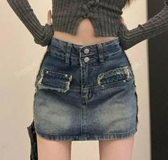 SHEIN デニムミニスカート