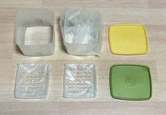 新品タッパーウェアスクエアケーススノーフレークギフト9個セット