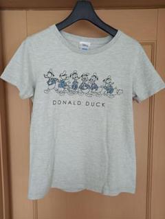 【ドナルドダック】Tシャツ (アッシュグレー・ガールズM)のサムネイル