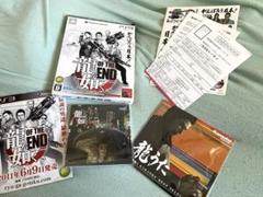 非売品　龍が如く CD メモ帳　フィギュア　ストラップ 龍が如く OF THE END 非売品シール 龍うた ゲオ限定特典メモ帳