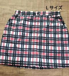 ゴルフスカート●コルウィン●Ｌサイズ●チェック柄●