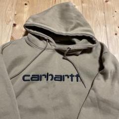 carhartt カーキ フード付きパーカー