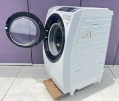 花HITACHI ビッグドラム洗濯機 BD-S8800L(H) 日立 ヒートリサイクル 風アイロン ビッグドラム スリム BD