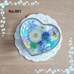ハートの小皿 No.1792 固まるハーバリウム No.801 お花の小物入れ♡ハート 固まるハーバリウム - メルカリ