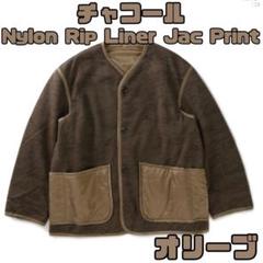 チャコール OCUSA／F×Nylon Rip Liner Jac Print