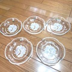 保谷クリスタル 18cm皿5枚組【中古美品】和洋どちらにでも【HOYA】 bc53597af36d56005636371f152d77