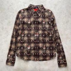 KENZO フラワーチェックギンガムシャツ OVERSIZE 34 - メルカリ