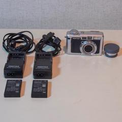 初売りセール PENTAX Optio バッテリー2つワイドコンバージョンレンズ 750Z デジタルカメラ