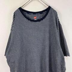 USA古着 ヘインズ hanes ボーダー Tシャツ