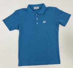 ヨネックスYONEX テニス バドミントン ポロシャツ ブルー キッズ 140