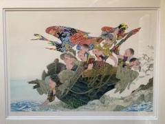 「最終価格」中島潔 「大漁旗」 リトグラフ・版画・レフグラフ ファイン [真作] m21347688076_1.jpg?1714109790