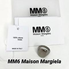 MM6 Maison Margiela シルバー シグネット リング5(16号) MM6 Maison Margiela ロゴ シグネットリング | シルバートーン