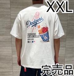 XXL＊白　オフホワイト＊半袖 Tシャツ＊ドジャース＊ニューエラ