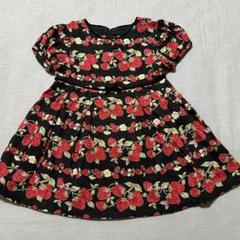 【新品未使用】Shirly Temple 160 イチゴ柄ワンピース 新品未使用】Shirly Temple 160 イチゴ柄ワンピース