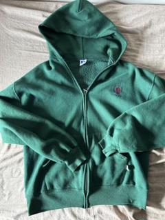 秋服　ラッセル　ジップパーカー 緑　us製　90's