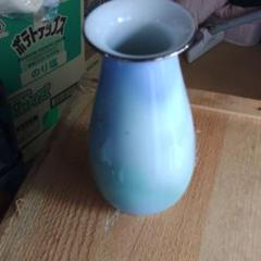 グラデーションブルー 陶器 花瓶 - メルカリ