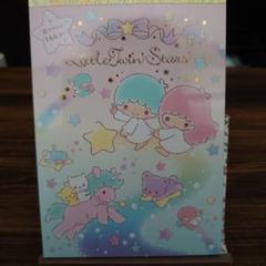 新品‪♡サンリオリトルツインスターズ8デザインA6メモのサムネイル