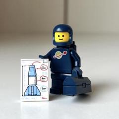 レゴ ミニフィグ クラシックスペース ダークブルー 紺色のサムネイル