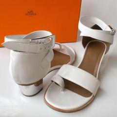 ☆新品未使用☆HERMES エルメス サンダル エクストラ白　37 2025年最新】エルメスサンダルエクストラの人気アイテム - メルカリ