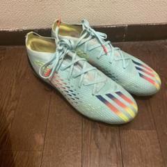 水色のサッカーシューズ FGソール　27.0