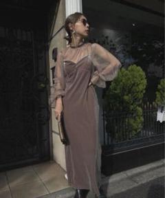 Ameri VINTAGE チュールシースルードレス Ameri VINTAGE - ameri vintage チュールシースルードレスの通販