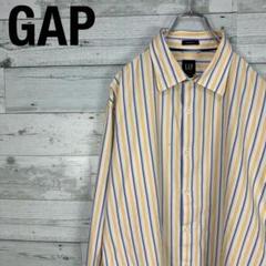 GAP ギャップ マルチストライプ ロングスリーブ 長袖 ボタンダウンシャツ